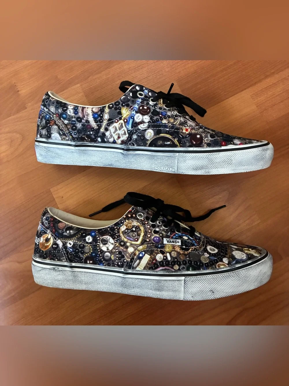 NEW Supreme x Mike Kelley x Vans Era 'Black' Sz 12